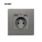 EOMR Wall USB Power Socket 5V 2.1A EU France Belgium Electrical Socket 16A Dual USB Plug IOS Android Phone Charging Ports Socket