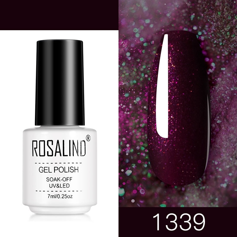 ROSALIND Nail Gel Polish Semi Permanent Polish All For Manicure Nails Art UV Hybrid Varnishes Gellak Base TOP Primer For Nails