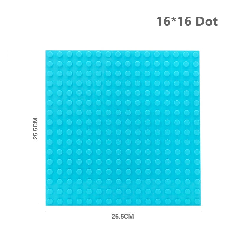 5 Sizes Big Building Plastic Blocks Base Plates Assembly Figures Comptatible Large Bricks Classic Baseplates Children Kids Toys