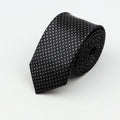 Classic Fashion Men&#39;s Skinny Tie Colorful Musical Notes Printed Piano Guitar Polyester 5cm Width Necktie Party Gift Accessory