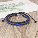 ZOSHI Trendy Genuine Leather Bracelets Mens Multilayer Braided Rope Bracelets Male Female Bracelets Retro Jewelry