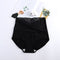 V-neck High Waist Underwear Women Cotton Lace Panties Hot Temptation Girls Belly Briefs