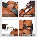 JEEP BULUO Multi-function Small Sling Chest Bag Legs Waist Bag For Man New Fashion Casual Crossbody Men Messenger Bags