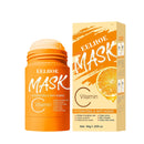 1Pcs Cleansing Green Stick Green Tea Mask Purifying Clay Stick Mask Oil Control Anti-Acne Eggplant Whitening Skin Care Face Mask