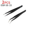 Tweezers For Soldering Professional Eyebrow Tweezers Set Eyelashes Tongs Extension Stickers Soldering Antistatic Repair Tools