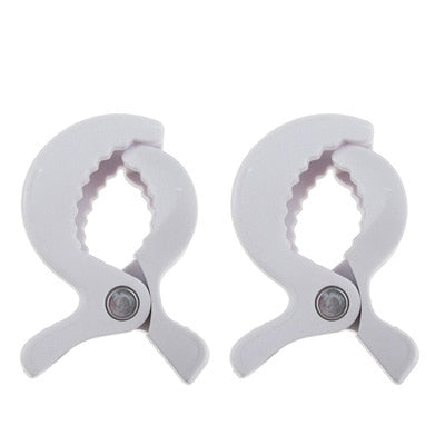 2pc/lot Baby Colorful Car Seat Accessories Plastic Pushchair Toy Clip Pram Stroller Peg To Hook Cover Blanket Mosquito Net Clips