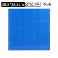 32*32 50*50 Dots Classic Base Plates Blocks DIY Small Size City Road Bricks Baseplates Construction Building Toys For Kids Gifts