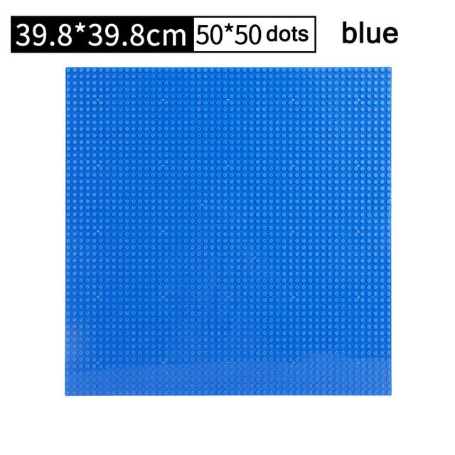 32*32 50*50 Dots Classic Base Plates Blocks DIY Small Size City Road Bricks Baseplates Construction Building Toys For Kids Gifts