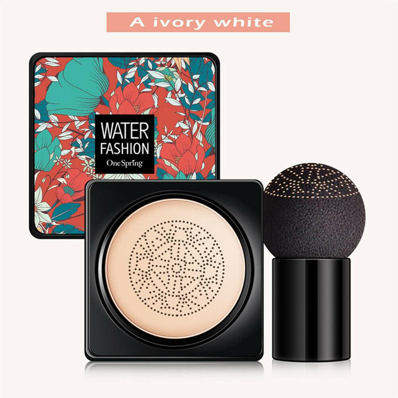Air Cushion Foundation Mushroom Head BB CC Cream Concealer Whitening Moisturizing Brighten Face Base Tone Makeup Korean Cosmetic