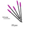 Disposable Eyelash Brush 25/50 Pcs Crystal Eye Brush Diamond Handle Mini Mascara Wands Brush Eyelash Extension Makeup Brush Set