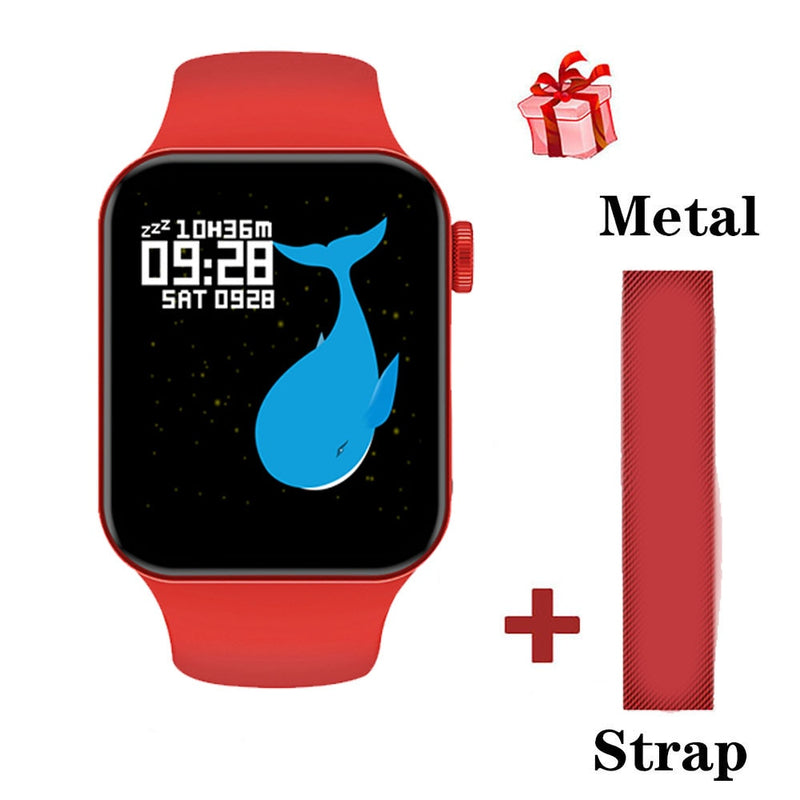 IWO Series 7 Smart Watch DIY Face Heart Rate Men Women Fitness Tracker Smartwatch For Android Xiaomi IOS Phone PK I7 X8 T700 Max