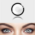 UYAAI 2pcs Halloween Colorful Contact Lenses Anime Cosplay Eye Lenses multicolored lenses Lenses White Black Red Lenses