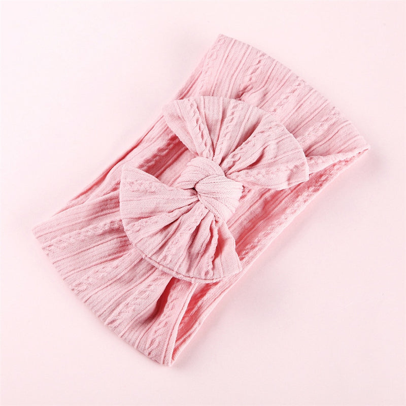 BalleenShiny Fashion Florals Headband Newborn Baby Elastic Princess Hairbands Child Kids Pearl Fresh Style Cute Headwear Gifts