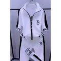 Women&#39;s 2 Two Piece Set 2021 Summer New Slim Fashion Short Sleeve Hooded Sweater Leisure Sweat Suit For Women Tracksuit Clothes