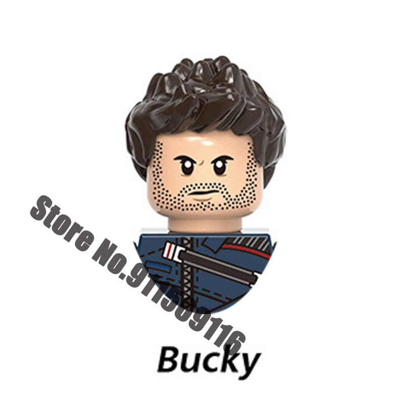 Superhero Building block Loki Iron Man Moon Knight Hulk Thor Captain America Venom Groot Thanos Vision Khonsu Deadpool Brick Toy