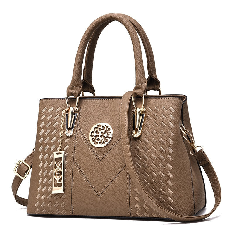 Newposs Famous Designer Brand Bags Women Leather Handbags 2022 Luxury Ladies Hand Bags Purse Fashion Shoulder Bags