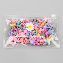30Pcs/Bag Cute Girls Baby Heart Flower Crown Animals Colorful Hair Claws Sweet Hairpins Hair Clips Kid Hair Accessories
