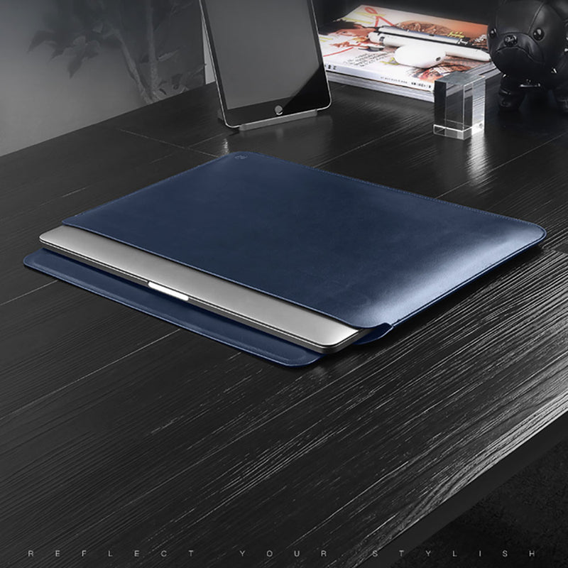 WiWU New Laptop Sleeve for MacBook Air 13 Case A2337 A2179 Pro 13 A2338 Waterproof Leather Laptop Bag for MacBook Pro 14 A2442