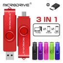 High Speed USB Flash Drive OTG Pen Drive 128gb 64gb Usb Stick 32gb type-c Pendrive Flash Disk for Android SmartPhone/PC