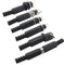 10Pcs DC Connectors 5.5x2.1mm 3.5x1.3mm DC Power Plug Male Female Jack Socket Nut Panel Mount DC Power Adapter Connector 5.5*2.1