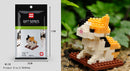 Mini Building Blocks 3D Animal  Diamond Model Micro Bricks Dog Cat Bird Moose Wolf Panda Macaw Toys For Children Birthday Gifts