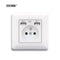 EOMR Wall USB Power Socket 5V 2.1A EU France Belgium Electrical Socket 16A Dual USB Plug IOS Android Phone Charging Ports Socket