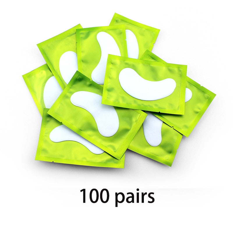 50/100Eyelash Extension Patch Grafted Eyelash Extension Paper Patch Under The Eye Pad Without Downy Hydrating Eye Paper Patch