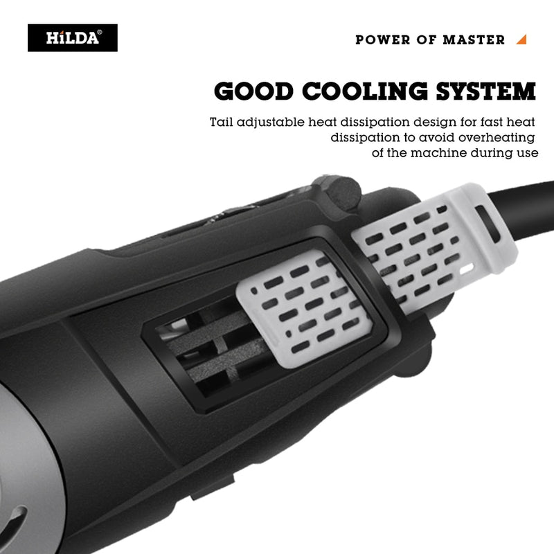 HILDA Electric Drill Mini Engraver Rotary Tool 400W Mini Drill 6 Position Rotary Tools Mini Grinding Machine