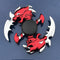 Anime Game Weapon Fidget Spinner Colorful Metal Zinc Alloy Ninja Shuriken Darts Hand Spinner Smooth Electroplate Fidget Gryo Toy