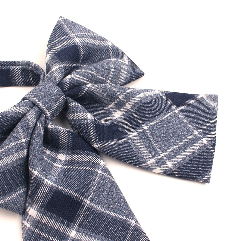 Feminine Plaid Bowtie Casual Bow tie For Women Uniform Collar Butterf Bowknot Adult Check Bow Ties Cravats Girls Bowties
