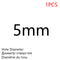 Punching Leather Hole Punch Round Steel Leather Craft Hollow Hole Punch 1mm-30mm for Metal Gaskets Leather Plastic Rubber