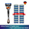 Safety Razor Gillette Fusion 5 Proglide Straight Shaver For Men Shaving Machine With Blades Shave Cassettes For Beard Shavette