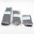 300 Pcs Nylon Cable Self-locking Plastic Wire Zip Ties Set 3*100 3*150 4*200 MRO &amp; Industrial Supply Fasteners &amp; Hardware Cable