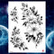Girls Bracelet Chains Rose Tattoo Stickers Butterfly Body Arm Totem Tattoos Temporary Women Wrist Sexy Black Fake Tatoos