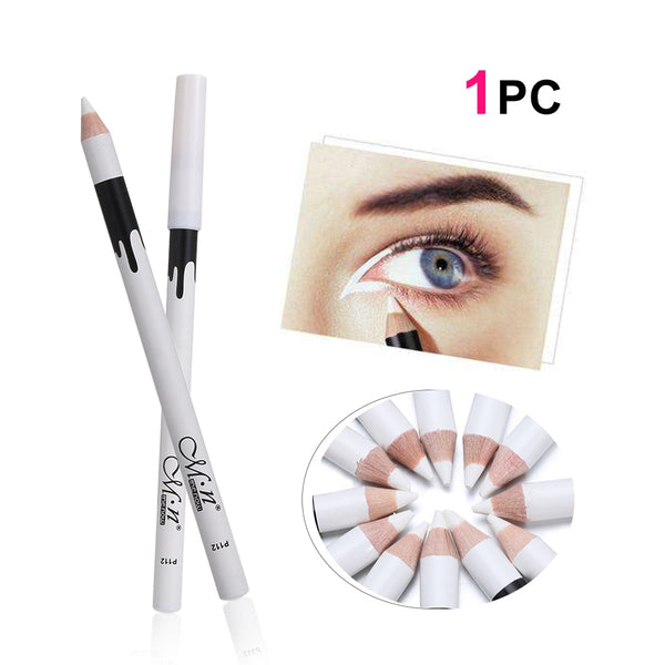 1Pcs New White Eyeliner Makeup Smooth Easy to Wear Eyes Brightener Waterproof Fashion Eyes Liner Pencils Eye Makeup Tool