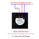 EsooLi Tuya Smart Life Glass Panel EU/UK Standard Touch Switch Zero/Single Fire Line Voice Control Light Wireless Wall Switch