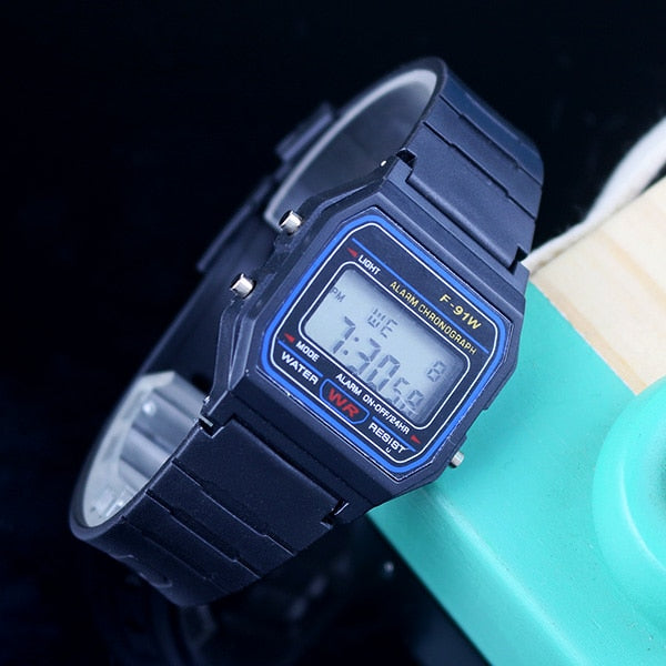 Gold Men Watches Women Electronic Digital Display Retro Style Clock Men&