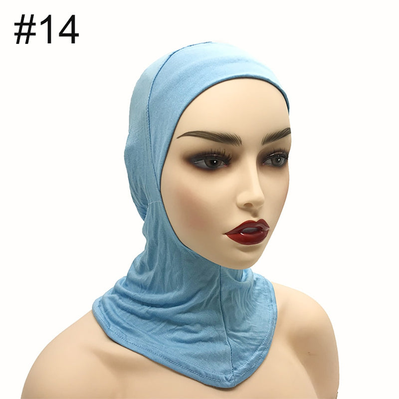 Under Scarf Hijab Cap Muslim Women Veil Turban For Women Muslim Fashion Islam Inner Cap Hijab Jersey Underscaf Caps Hat Ladies