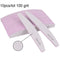 3/5/10Pcs Professional Nail File Sandpaper Strong Thick Nail Files Buffer For Manicure Sanding Half Moon Lime Nail Tools 100/180
