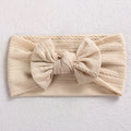 32 Colors Cable Bow Baby Headband for Child Bowknot Headwear Cables Turban for Kids Elastic Headwrap Baby Hair Accessories