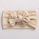 32 Colors Cable Bow Baby Headband for Child Bowknot Headwear Cables Turban for Kids Elastic Headwrap Baby Hair Accessories