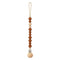 Baby Pacifier Clips Silicone Beads Wooden Ring Pacifier Chain Infant Nipple Appease Soother Chain Clips Dummy Holder Nipple Clip