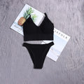 ATHVOTAR 2PCS Bra Sets Seamless Underwear Set Ribbed Bra Top Low-Waist Women Panties Female Bralette Lingerie New