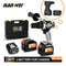 NANWEI 21V 13mm Cordless Drill Industrial Grade Brushless Impact Drill 1/2&quot; Metal Auto-locking Chuck  Ice Drill Fishing