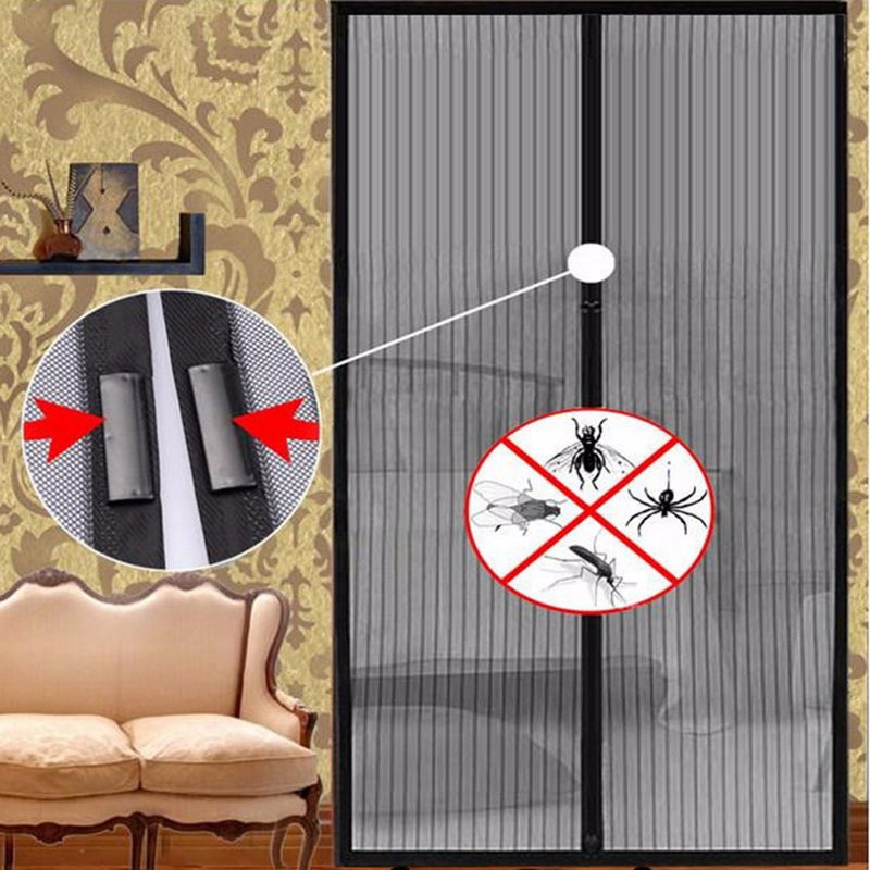 Anti Mosquito Nets Curtains for Doors Summer Anti Fly Bug Insect Magnetic Automatic Closing Screen Kitchen Mesh Door Curtains
