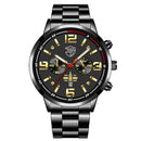 Watches for Men Business Luxury Stainless Steel Quartz Wristwatch Fashion Men Sports Bracelet Luminous Clock Watch reloj hombre