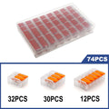 0.4-6.0mm 30/50/100 Pieces &amp; SET Mini Fast Universal Wire Connector Easy Quick Wiring Car &amp; Solar Energy Terminals
