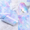 1 Roll Pink Gold Sliver Nail Foils Sparkly Sky Glitter Nail Art Transfer Stickers Slider Paper Nail Art Manicures Decoration New