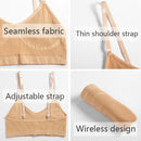 2PCS/Set Women Seamless Bra Panties Set Sexy Stretch Sport Bra Thong Briefs Style Panty Bralette Crop Top Intimates Lingerie Set