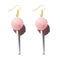 Earring For Women Resin Lollipop Drop Earrings Children Jewelry Custom Made Handmade Cute Girls Cotton Candy Gift
